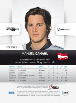 2010-11 Erste Bank Eishockey Liga #6 Manuel Ganahl Back