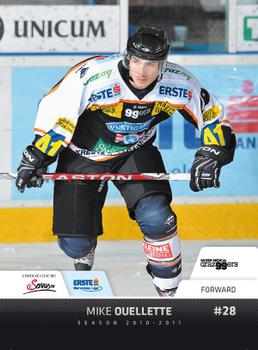 2010-11 Erste Bank Eishockey Liga #10 Mike Ouellette Front