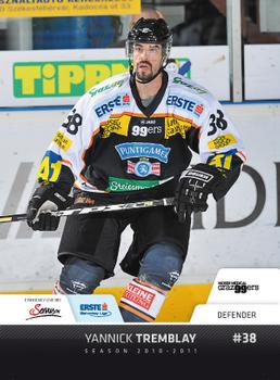 2010-11 Erste Bank Eishockey Liga #14 Yannick Tremblay Front