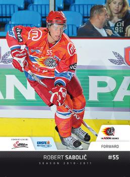 2010-11 Erste Bank Eishockey Liga #37 Robert Sabolic Front