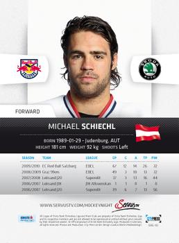 2010-11 Erste Bank Eishockey Liga #102 Michael Schichel Back