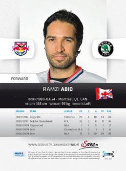 2010-11 Erste Bank Eishockey Liga #108 Ramzi Abid Back