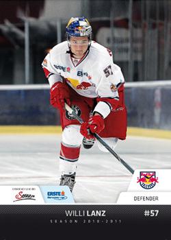 2010-11 Erste Bank Eishockey Liga #115 Wilhelm Lanz Front