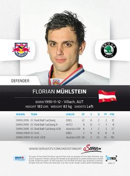 2010-11 Erste Bank Eishockey Liga #117 Florian Muhlstein Back