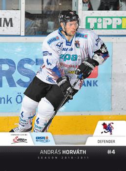 2010-11 Erste Bank Eishockey Liga #123 Andras Horvath Front