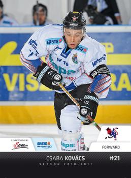 2010-11 Erste Bank Eishockey Liga #129 Csaba Kovacs Front