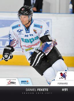 2010-11 Erste Bank Eishockey Liga #140 Daniel Fekete Front