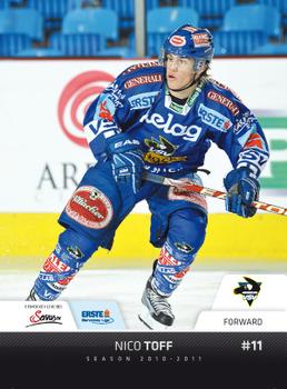 2010-11 Erste Bank Eishockey Liga #149 Nico Toff Front