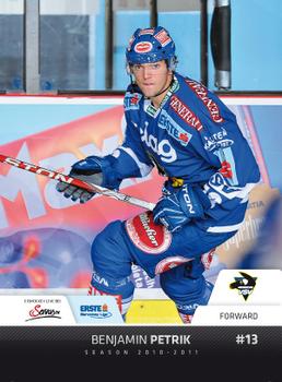 2010-11 Erste Bank Eishockey Liga #151 Benjamin Petrik Front