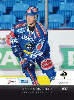 2010-11 Erste Bank Eishockey Liga #157 Andreas Kristler Front