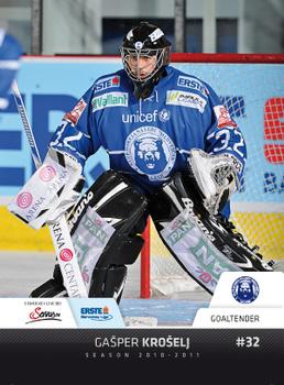 2010-11 Erste Bank Eishockey Liga #182 Gasper Kroselj Front