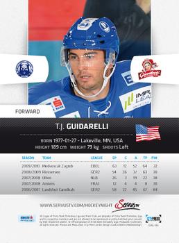 2010-11 Erste Bank Eishockey Liga #186 T.J. Guidarelli Back