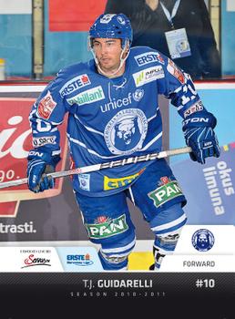 2010-11 Erste Bank Eishockey Liga #186 T.J. Guidarelli Front