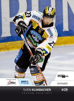 2010-11 Erste Bank Eishockey Liga #201 Sven Klimbacher Front