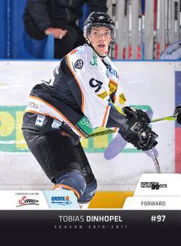 2010-11 Erste Bank Eishockey Liga #204 Tobias Dinhopel Front