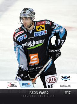 2010-11 Erste Bank Eishockey Liga #211 Jason Ward Front