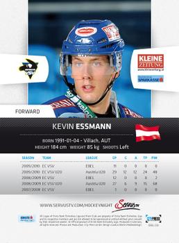 2010-11 Erste Bank Eishockey Liga #228 Kevin Essmann Back