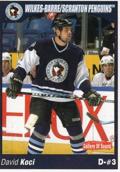 2004-05 Choice Wilkes-Barre/Scranton Penguins (AHL) #3 David Koci Front