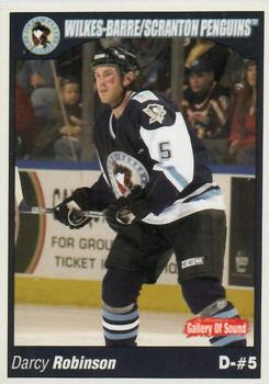 2004-05 Choice Wilkes-Barre/Scranton Penguins (AHL) #5 Darcy Robinson Front
