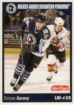 2004-05 Choice Wilkes-Barre/Scranton Penguins (AHL) #20 Tomas Surovy Front
