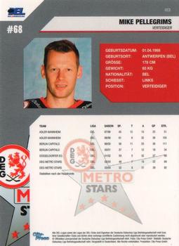 2004-05 Playercards (DEL) #53 Mike Pellegrims Back