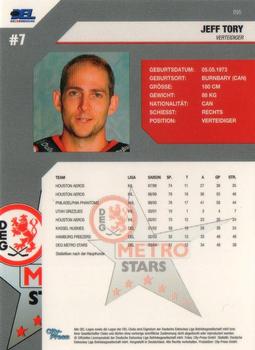2004-05 Playercards (DEL) #55 Jeff Tory Back