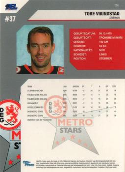 2004-05 Playercards (DEL) #58 Tore Vikingstad Back