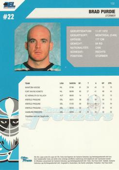 2004-05 Playercards (DEL) #132 Brad Purdie Back