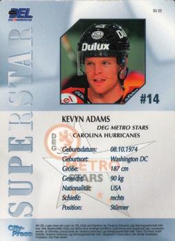 2004-05 Playercards (DEL) - Superstars #SU22 Kevyn Adams Back