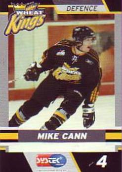 2004-05 Systek Brandon Wheat Kings (WHL) #NNO Mike Cann Front