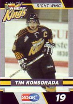 2004-05 Systek Brandon Wheat Kings (WHL) #NNO Tim Konsorada Front
