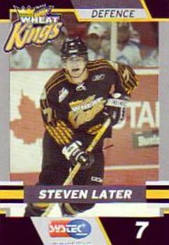 2004-05 Systek Brandon Wheat Kings (WHL) #NNO Steven Later Front
