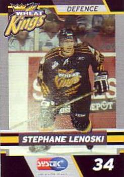 2004-05 Systek Brandon Wheat Kings (WHL) #NNO Stephan Lenoski Front