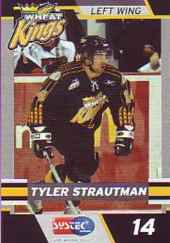 2004-05 Systek Brandon Wheat Kings (WHL) #NNO Tyler Strautman Front