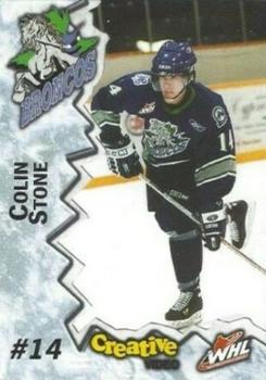 2004-05 Swift Current Broncos (WHL) #NNO Colin Stone Front