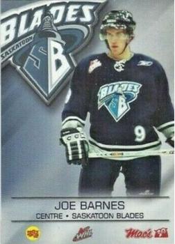 2004-05 Saskatoon Blades (WHL) #NNO Joe Barnes Front