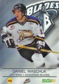 2004-05 Saskatoon Blades (WHL) #NNO Dan Waschuk Front