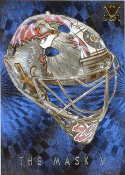 2015-16 In The Game Final Vault - 2007-08 In The Game Between The Pipes The Mask V  (Gold Vault Stamp) #M-01 Nikolai Khabibulin Front