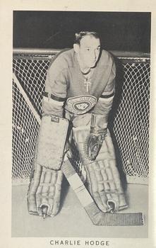 1962-63 Quebec Aces (AHL) #NNO Charlie Hodge Front