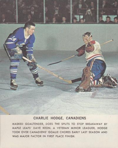 1964-65 Toronto Star Photos #NNO Charlie Hodge Front