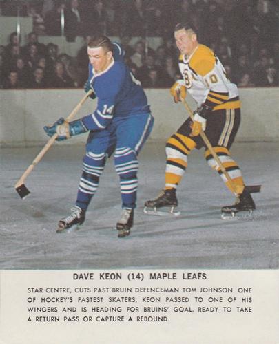 1964-65 Toronto Star Photos #NNO Dave Keon Front