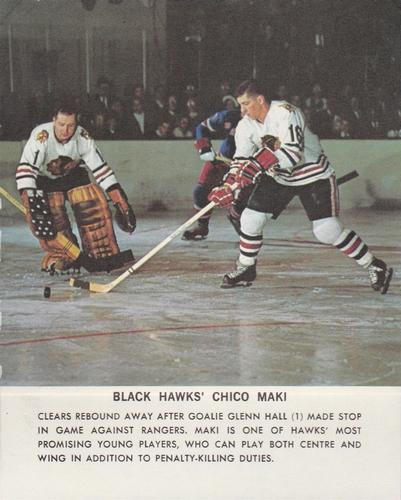 1964-65 Toronto Star Photos #NNO Chico Maki Front