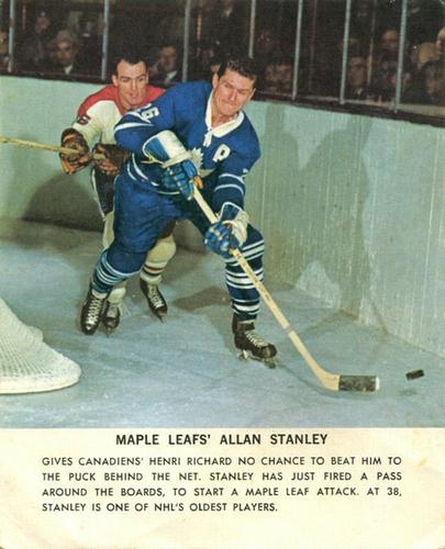 1964-65 Toronto Star Photos #NNO Allan Stanley Front