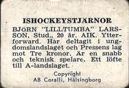 1964 Coralli Hockeystjarnor (Swedish) #3 Björn 