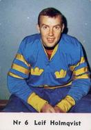 1964 Coralli Hockeystjarnor (Swedish) #6 Leif Holmqvist Front