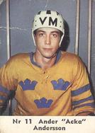 1964 Coralli Hockeystjarnor (Swedish) #11 Anders 