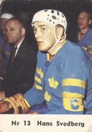 1964 Coralli Hockeystjarnor (Swedish) #13 Hans Svedberg Front