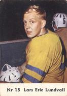 1964 Coralli Hockeystjarnor (Swedish) #15 Lars Eric Lundvall Front