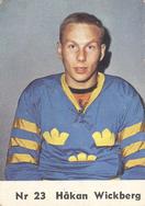 1964 Coralli Hockeystjarnor (Swedish) #23 Hakan Wickberg Front