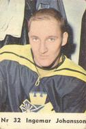 1964 Coralli Hockeystjarnor (Swedish) #32 Ingemar Johansson Front